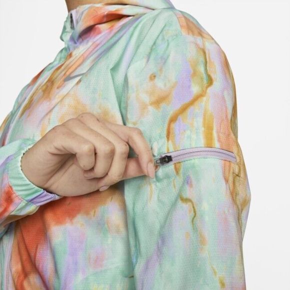 Nike DM7711-379 Women's Sz M Multicolor Tie Dye Lightweight Running Jacket - Picture 15 of 16